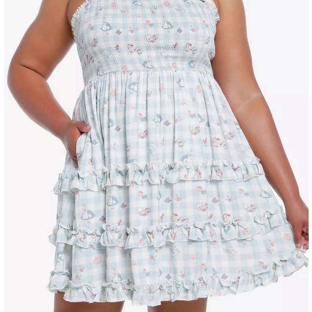 Her Universe Disney Alice In Wonderland Icons Smocked Dress Plus Size